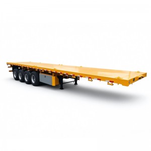 3 Axle 50 Ton Lowbed Semi Trailer HOWO ADR/SASO/SABER Certified for Sale