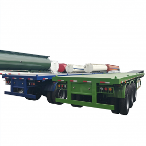3 Axle 50 Ton Lowbed Semi Trailer HOWO ADR/SASO/SABER Certified for Sale