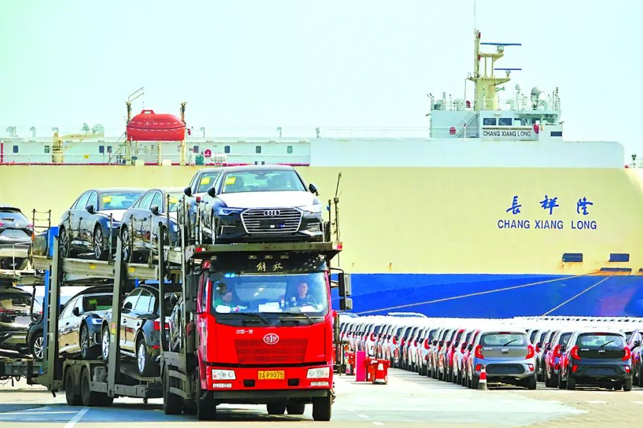 New energy vehicles sped out of the country