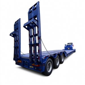 3/4 Axle 50 Ton Heavy Duty Gooseneck Lowbed 40ft 20ft Trailer Container Semi Trailer ADR/SASO/SABER Certified